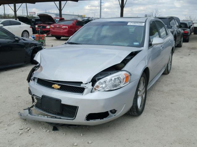 2G1WC5E36C1219712 - 2012 CHEVROLET IMPALA LTZ SILVER photo 2