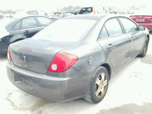 1G2ZF58B574197943 - 2007 PONTIAC G6 VALUE L GRAY photo 4