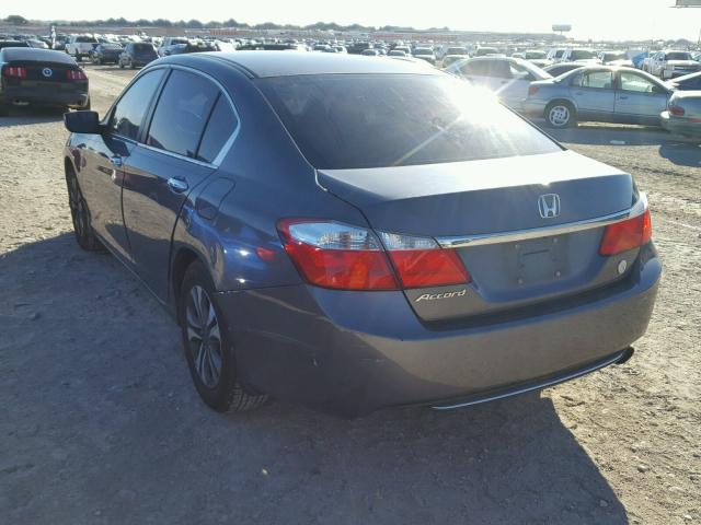 1HGCR2F35DA143785 - 2013 HONDA ACCORD LX GRAY photo 3