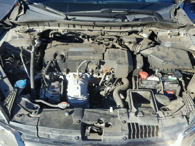 1HGCR2F35DA143785 - 2013 HONDA ACCORD LX GRAY photo 7