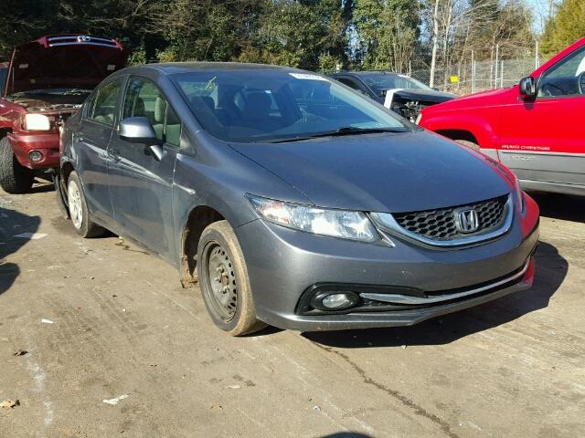 19XFB2F53DE240286 - 2013 HONDA CIVIC LX GRAY photo 1