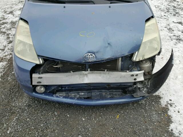 JTDKB20UX40010834 - 2004 TOYOTA PRIUS BLUE photo 7