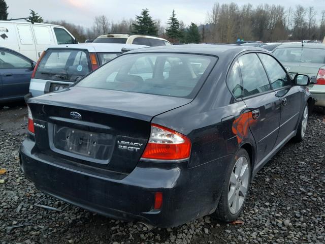 4S3BL676896213172 - 2009 SUBARU LEGACY 2.5 BLACK photo 4