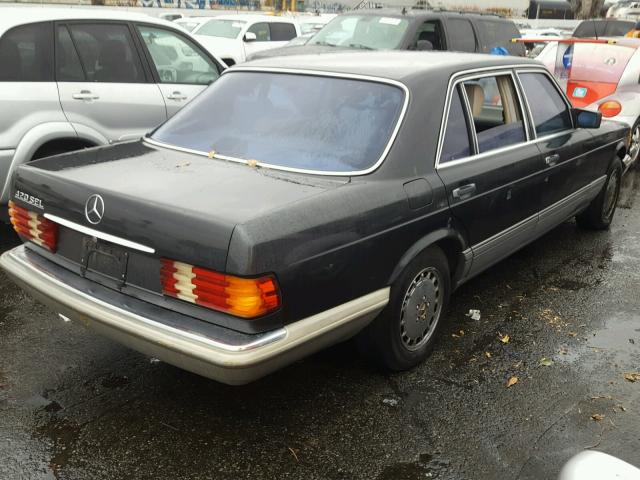 WDBCA35D8GA198207 - 1986 MERCEDES-BENZ 420 SEL BLACK photo 4