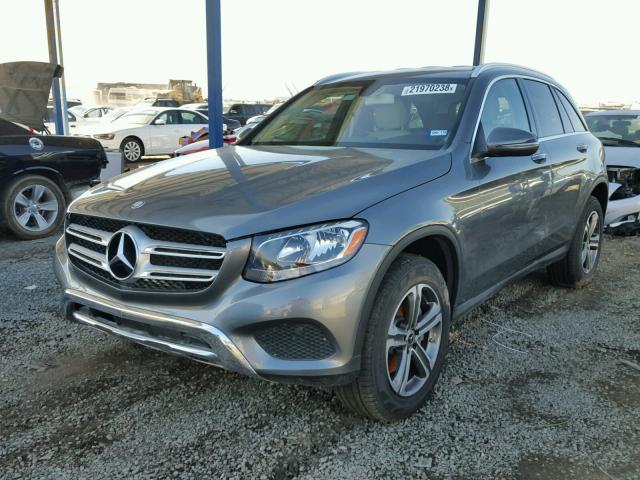 WDC0G4JB7HV012738 - 2017 MERCEDES-BENZ GLC 300 GRAY photo 2