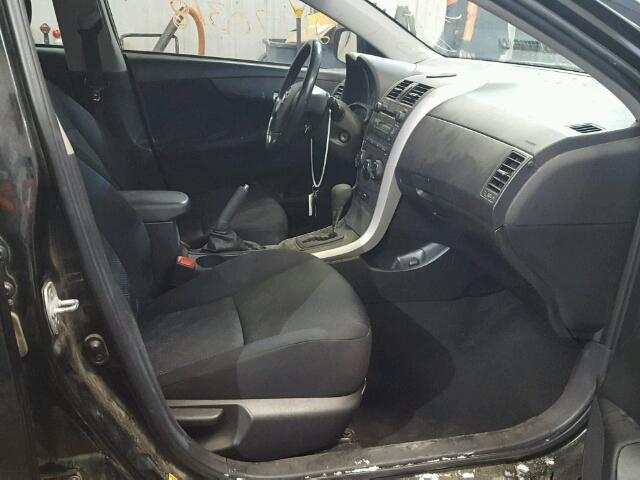 1NXBU40E69Z144623 - 2009 TOYOTA COROLLA BA BLACK photo 5