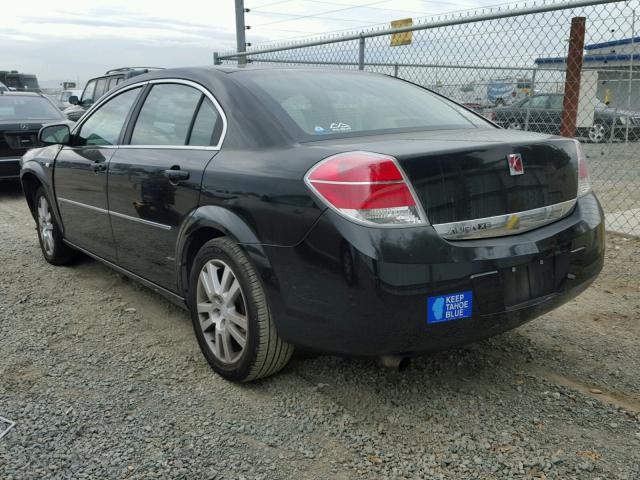 1G8ZS57N27F202372 - 2007 SATURN AURA XE BLACK photo 3