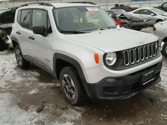 ZACCJBAB7HPF27576 - 2017 JEEP RENEGADE S WHITE photo 1