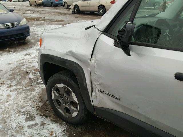 ZACCJBAB7HPF27576 - 2017 JEEP RENEGADE S 白色 照片 9