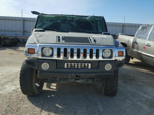 5GRGN23U93H144595 - 2003 HUMMER HUMMER H2 BLACK photo 9