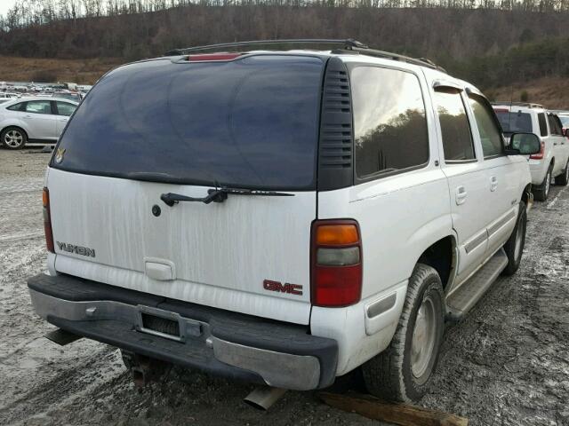 1GKEK13V1YJ141845 - 2000 GMC YUKON WHITE photo 4