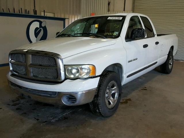 3D7HA18N22G114818 - 2002 DODGE RAM 1500 WHITE photo 2