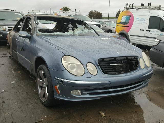 WDBUF65J24A402394 - 2004 MERCEDES-BENZ E 320 BLUE photo 1