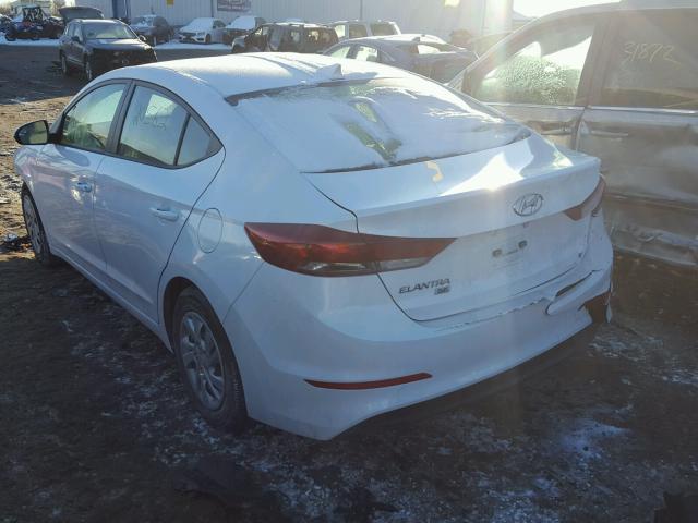 5NPD74LF9HH149347 - 2017 HYUNDAI ELANTRA SE WHITE photo 3