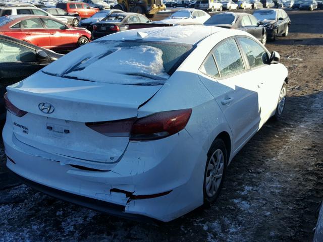 5NPD74LF9HH149347 - 2017 HYUNDAI ELANTRA SE WHITE photo 4