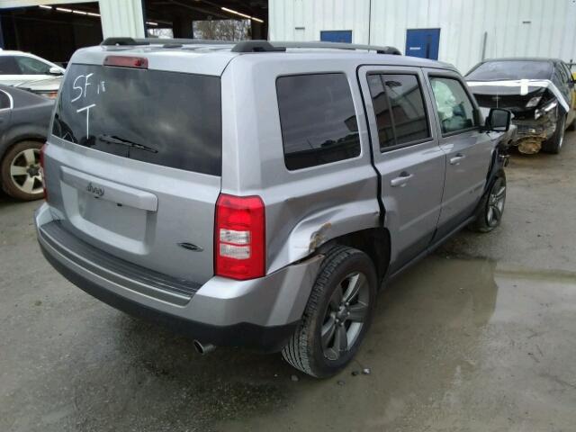 1C4NJPBA3HD212378 - 2017 JEEP PATRIOT SP GRAY photo 4