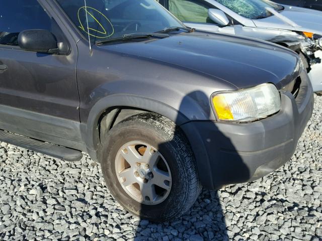 1FMYU03194KA81422 - 2004 FORD ESCAPE XLT CHARCOAL photo 9