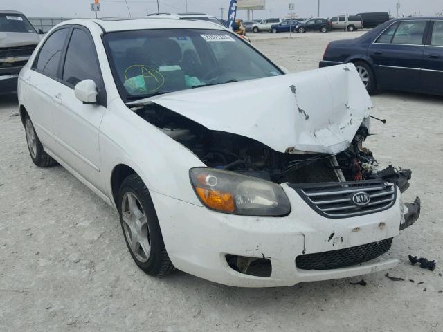 KNAFE221795623951 - 2009 KIA SPECTRA EX WHITE photo 1