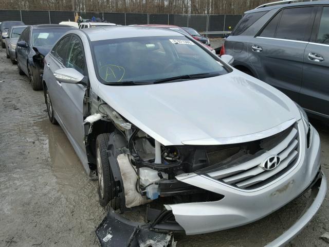 5NPEB4AC3EH908176 - 2014 HYUNDAI SONATA GLS SILVER photo 1