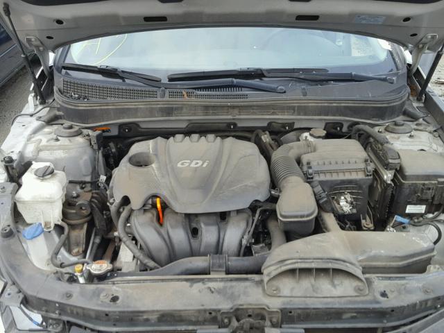 5NPEB4AC3EH908176 - 2014 HYUNDAI SONATA GLS SILVER photo 7