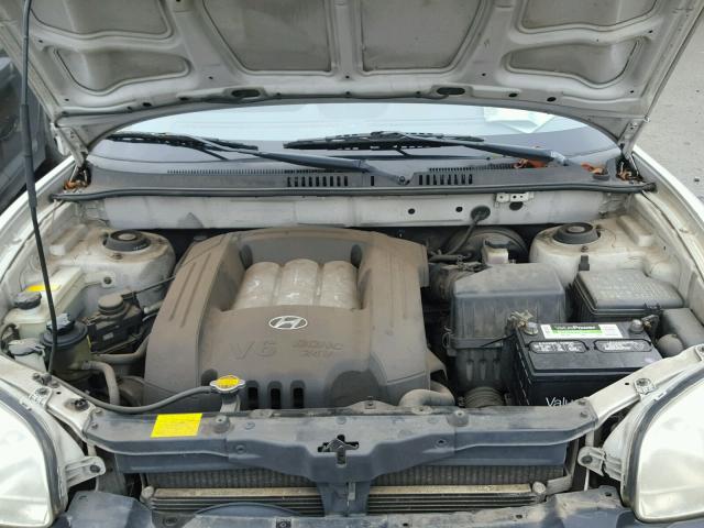 KM8SC73D32U138453 - 2002 HYUNDAI SANTA FE G SILVER photo 7