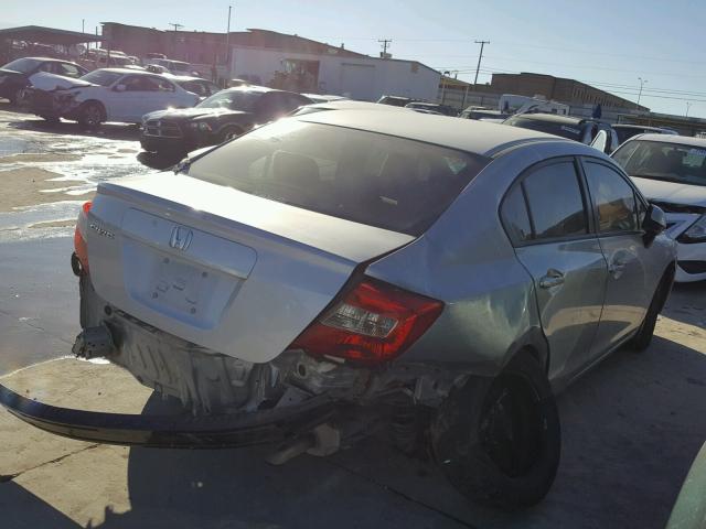 2HGFB2F53CH556131 - 2012 HONDA CIVIC LX SILVER photo 4