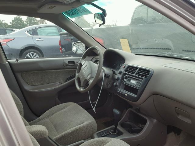 1HGEJ864XYL025317 - 2000 HONDA CIVIC EX 米色 照片 5