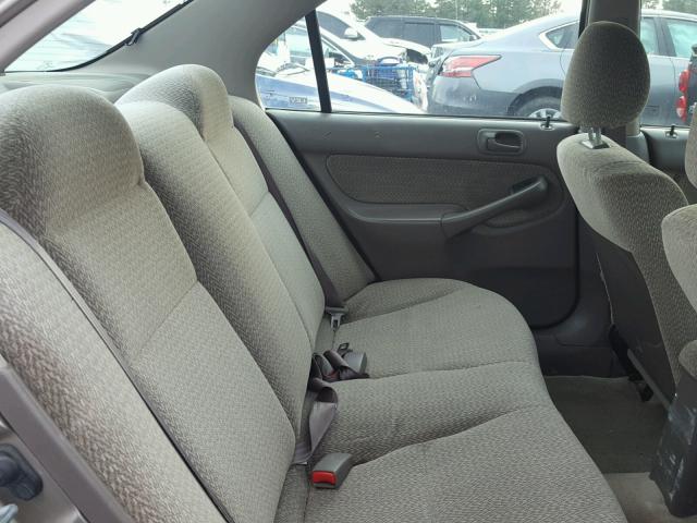 1HGEJ864XYL025317 - 2000 HONDA CIVIC EX 米色 照片 6