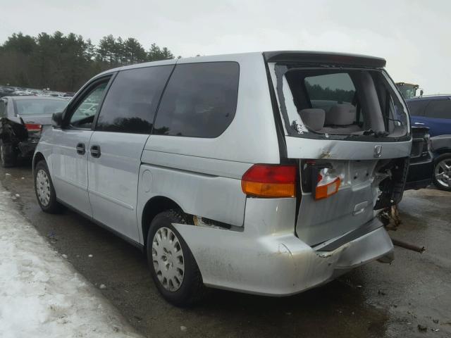 5FNRL18544B143321 - 2004 HONDA ODYSSEY LX SILVER photo 3