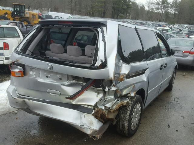 5FNRL18544B143321 - 2004 HONDA ODYSSEY LX SILVER photo 4