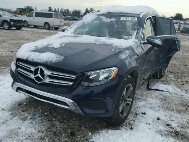 WDC0G4KB5GF023969 - 2016 MERCEDES-BENZ GLC 300 4M BLUE photo 2