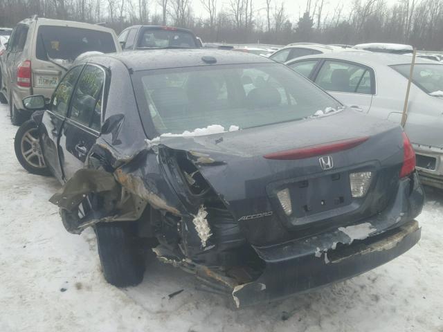 1HGCM56887A044300 - 2007 HONDA ACCORD EX GRAY photo 3