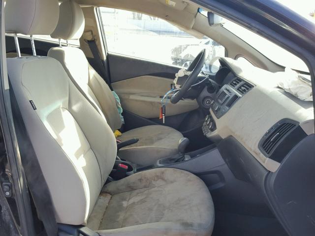 KNADM5A34D6274295 - 2013 KIA RIO LX Սև լուսանկար 5