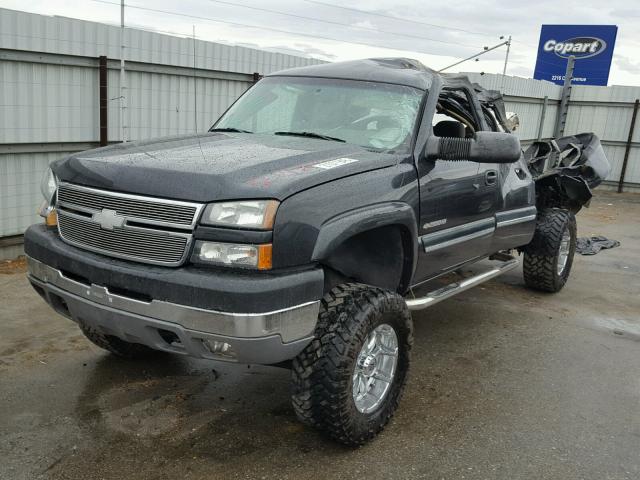 1GCHK23U35F805115 - 2005 CHEVROLET SILVERADO GRAY photo 2