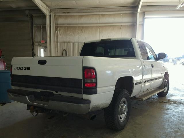 1B7KC2361WJ238020 - 1998 DODGE RAM 2500 WHITE photo 4