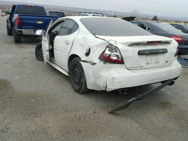 2G2WP522941355555 - 2004 PONTIAC GRAND PRIX WHITE photo 3