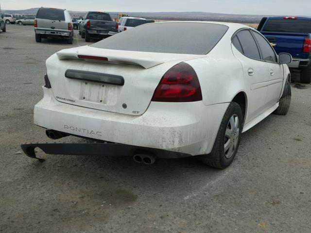 2G2WP522941355555 - 2004 PONTIAC GRAND PRIX WHITE photo 4