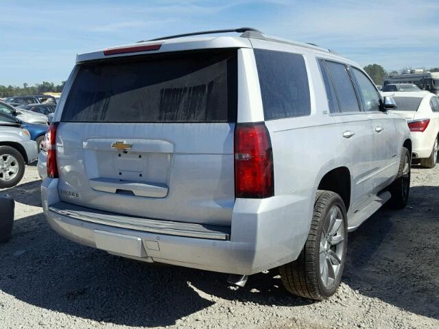 1GNSCCKC5FR624414 - 2015 CHEVROLET TAHOE C150 SILVER photo 4