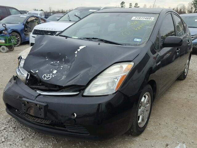 JTDKB20U777656604 - 2007 TOYOTA PRIUS BLACK photo 2