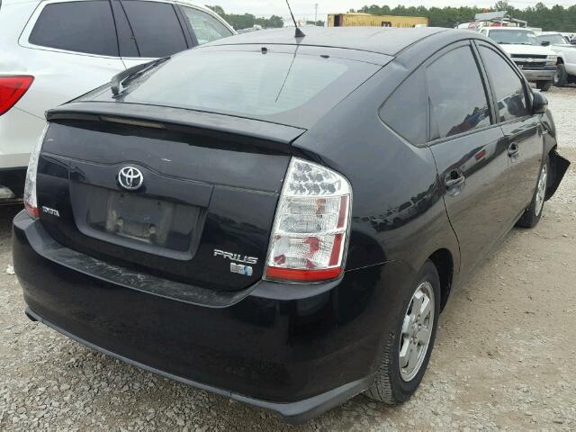 JTDKB20U777656604 - 2007 TOYOTA PRIUS BLACK photo 4