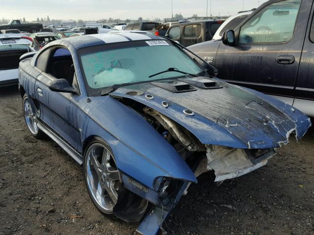 1FAFP4046WF152764 - 1998 FORD MUSTANG BLUE photo 1