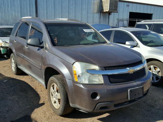 2CNDL13FX76100702 - 2007 CHEVROLET EQUINOX LS CHARCOAL photo 1