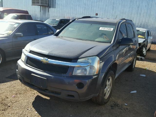 2CNDL13FX76100702 - 2007 CHEVROLET EQUINOX LS CHARCOAL photo 2