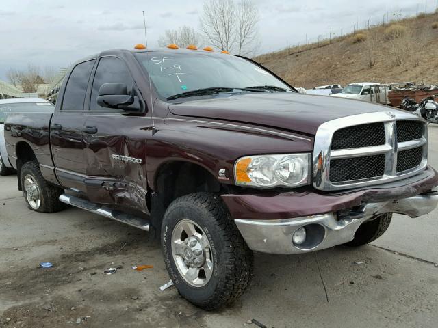 3D7LS38CX5G839962 - 2005 DODGE RAM 3500 S MAROON photo 1