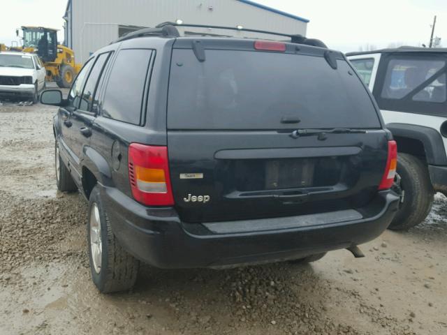 1J4GX58S01C635632 - 2001 JEEP GRAND CHER BLACK photo 3