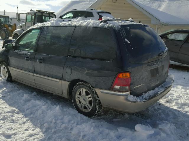 2FMZA56493BB53180 - 2003 FORD WINDSTAR S BLUE photo 3