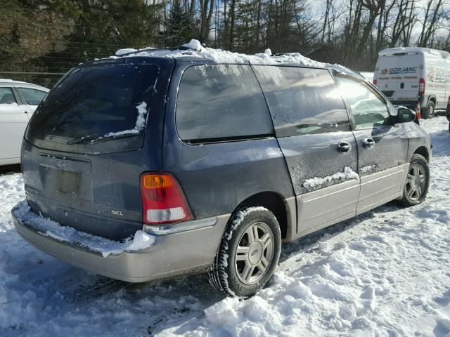 2FMZA56493BB53180 - 2003 FORD WINDSTAR S BLUE photo 4