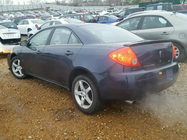 1G2ZH57NX94155647 - 2009 PONTIAC G6 GT BLUE photo 3