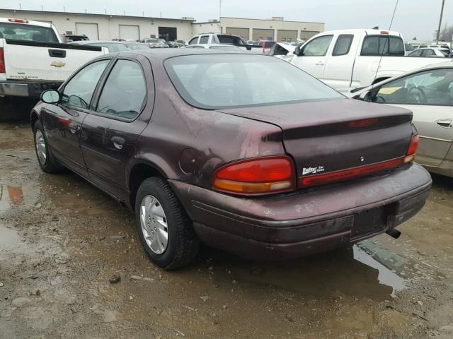 1B3EJ46XXTN277858 - 1996 DODGE STRATUS TWO TONE photo 3