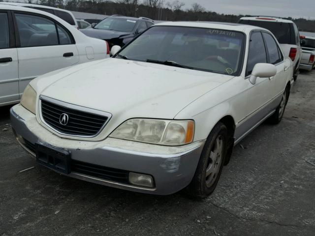 JH4KA96592C006232 - 2002 ACURA 3.5RL WHITE photo 2